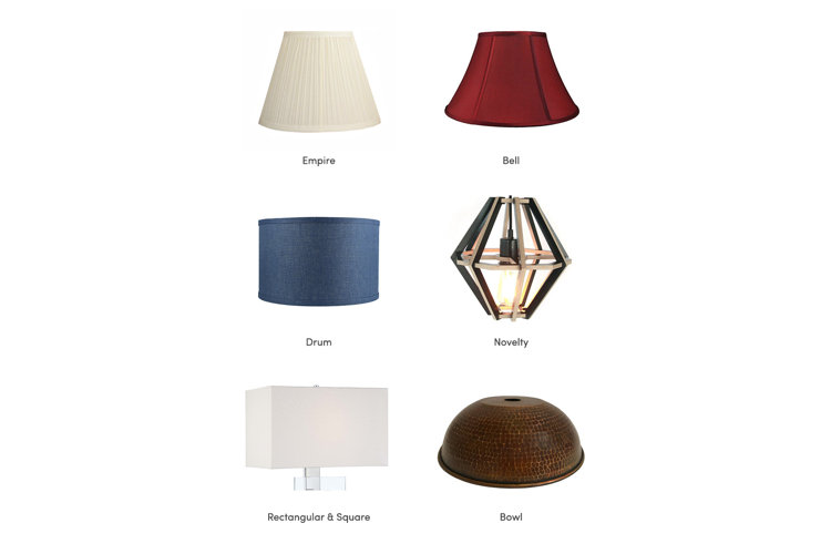 Lighting 101 Types of Lamp Shades Wayfair